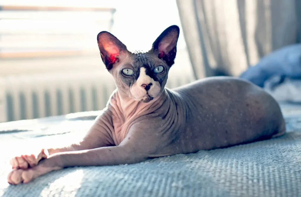 What makes the Sphynx cat so distinctive